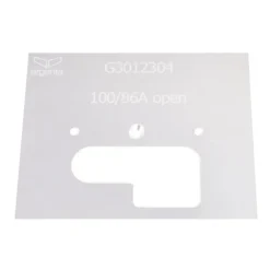 Plaque d'insertion pour gabarit de fraisage universel pour paumelles ARGENTA