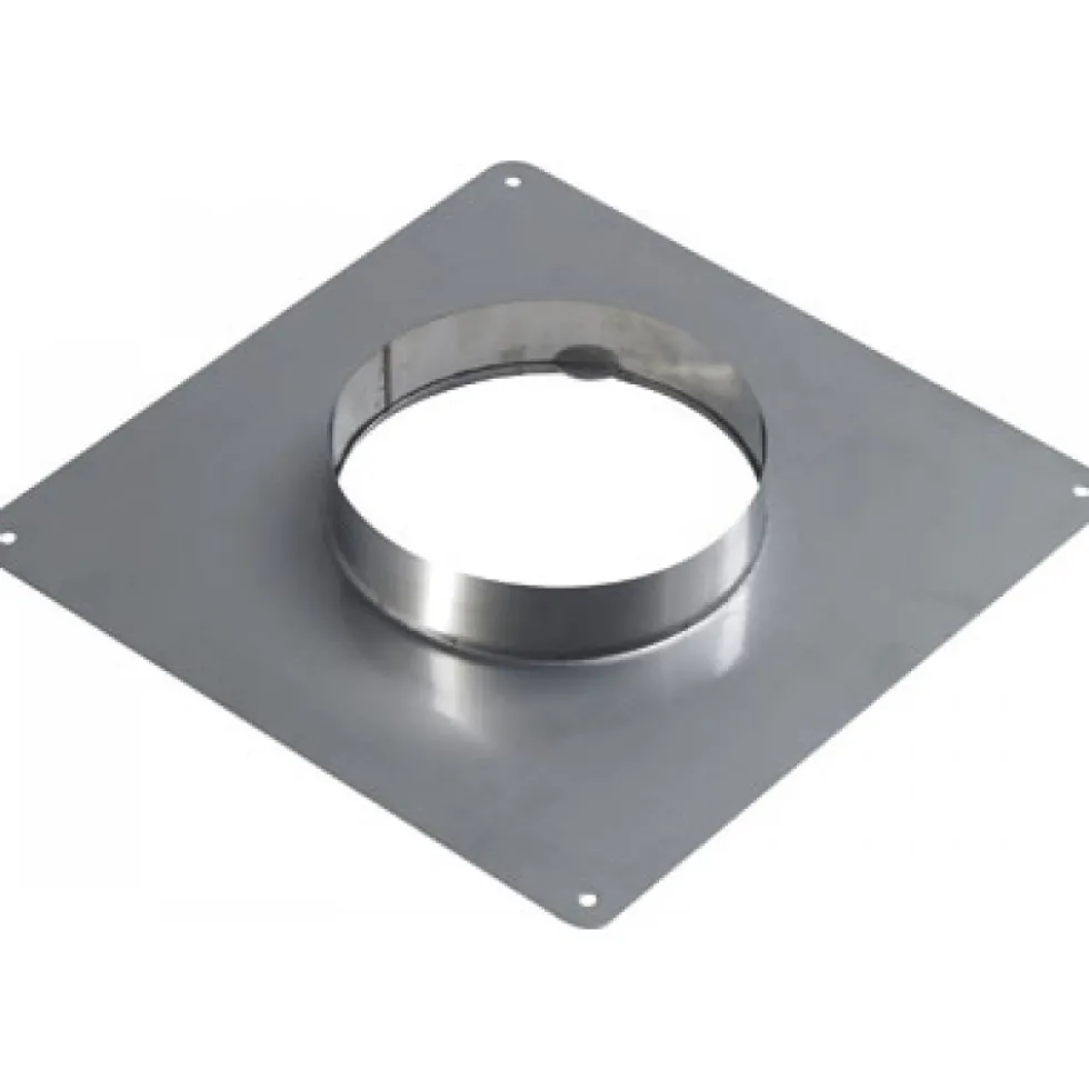 Plaque d'étanchéité inox - dimensions 350 x 350 mm TEN
