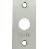 Plaque en inox pour bouton poussoir CDVI
