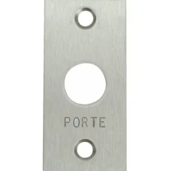 Plaque en inox pour bouton poussoir CDVI