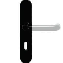 Plaques pour poignées de porte - polyamide - séries 111 - noir HEWI
