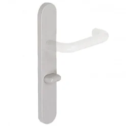 Plaques pour poignées de porte - nylon - ZL 92 - gris NORMBAU