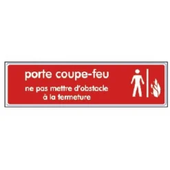 Plaquette signalétique en plexiglass - 170 x 40 mm NOVAP