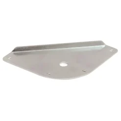 Platine triangulaire - rayon de 60 - bord relevé AVL