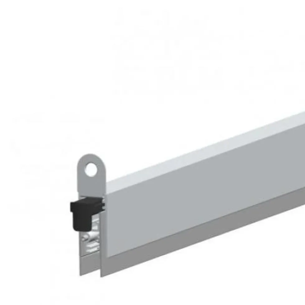 Plinthe automatique en aluminium-joint silicone souple-Optimal Seal ELLEN
