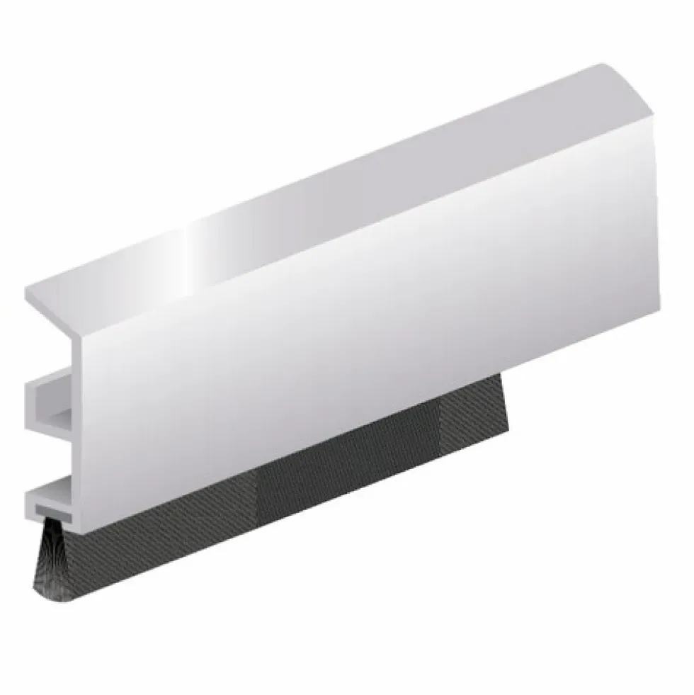 Plinthe bas de porte - avec joint brosse - en applique - ADS-B ELLEN