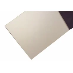 Plinthe de porte adhésive en aluminium - finition argent BILCOCQ