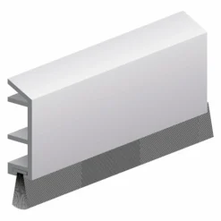 Plinthe en applique de bas de porte - à brosse - support PVC - PDS - B ELLEN