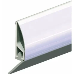 Plinthe en applique à lèvre de bas de porte type PDS - Inox ELLEN
