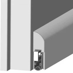 Plinthe L-15 FS pour porte battante bois ou métal - pose en applique ATHMER