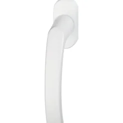 Poignée de fenêtre FG30 simple et à bouton - finition blanc ABUS