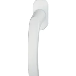 Poignée de fenêtre FG30 simple et à bouton - finition blanc ABUS