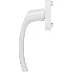 Poignée de fenêtre FG30 simple et à bouton - finition blanc ABUS