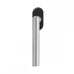 Poignée de fenêtre Rhodos EF284 rosace ovale oscillo-battant -satiné noir KARCHER DESIGN