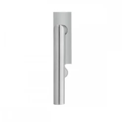 Poignée de fenêtre Rhodos EF284 - rosace rectangulaire - avec clé - satiné KARCHER DESIGN