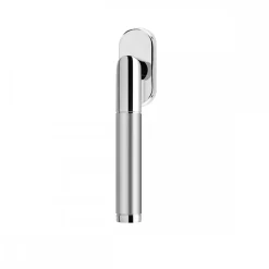Poignée de fenêtre Rio Steel EF344 rosace ovale -oscillo-battant -poli satiné KARCHER DESIGN