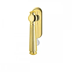 Poignée de fenêtre Schöntal F2604 - verrouillable avec clé - doré KARCHER DESIGN