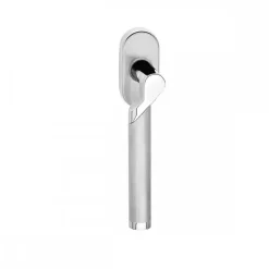 Poignée de fenêtre Tarlight F384 rosace ovale -oscillo-battant -chromé satiné KARCHER DESIGN