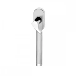 Poignée de fenêtre Tarlight F384 rosace ovale -oscillo-battant -chromé satiné KARCHER DESIGN