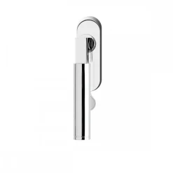 Poignée de fenêtre Tasmania EF314 rosace ovale -verrouillable avec clé -poli KARCHER DESIGN