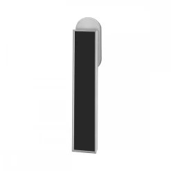 Poignée de fenêtre Torino F534Y rosace ovale -oscillo-battant -satiné et noir KARCHER DESIGN