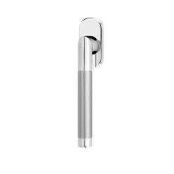 Poignée de fenêtre Verona EF374 rosace ovale -oscillo-battant -poli satiné KARCHER DESIGN
