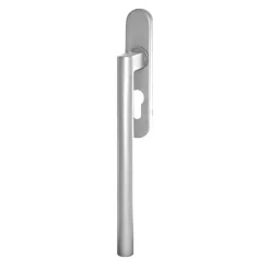 Poignée de manoeuvre simple porte coulissante Madeira rosace ovale -satiné KARCHER DESIGN