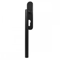 Poignée de manœuvre simple porte coulissante Rhodos rosace ovale -noir KARCHER DESIGN