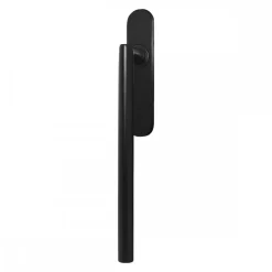Poignée de manœuvre simple porte coulissante Rhodos rosace ovale -noir KARCHER DESIGN
