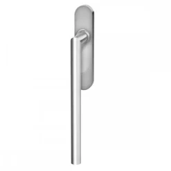 Poignée de manœuvre simple porte coulissante Rhodos rosace ovale -satiné KARCHER DESIGN