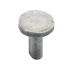 Poignée de meuble bouton Stone en zamak - diamètre 30 mm METAKOR