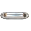 Poignée de meuble en cuvette ovale - inox CADAP