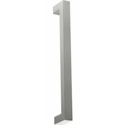 Poignée de porte battante coudée - inox 304 - profil carré - série 610 VACHETTE
