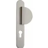 Poignée de porte palière sur grandes plaques - aluminium anodisé - Iris EUROWALE