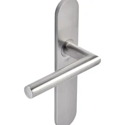 Poignée de porte sur plaque - clé I - en inox - usage intensif - J-RoX JPM