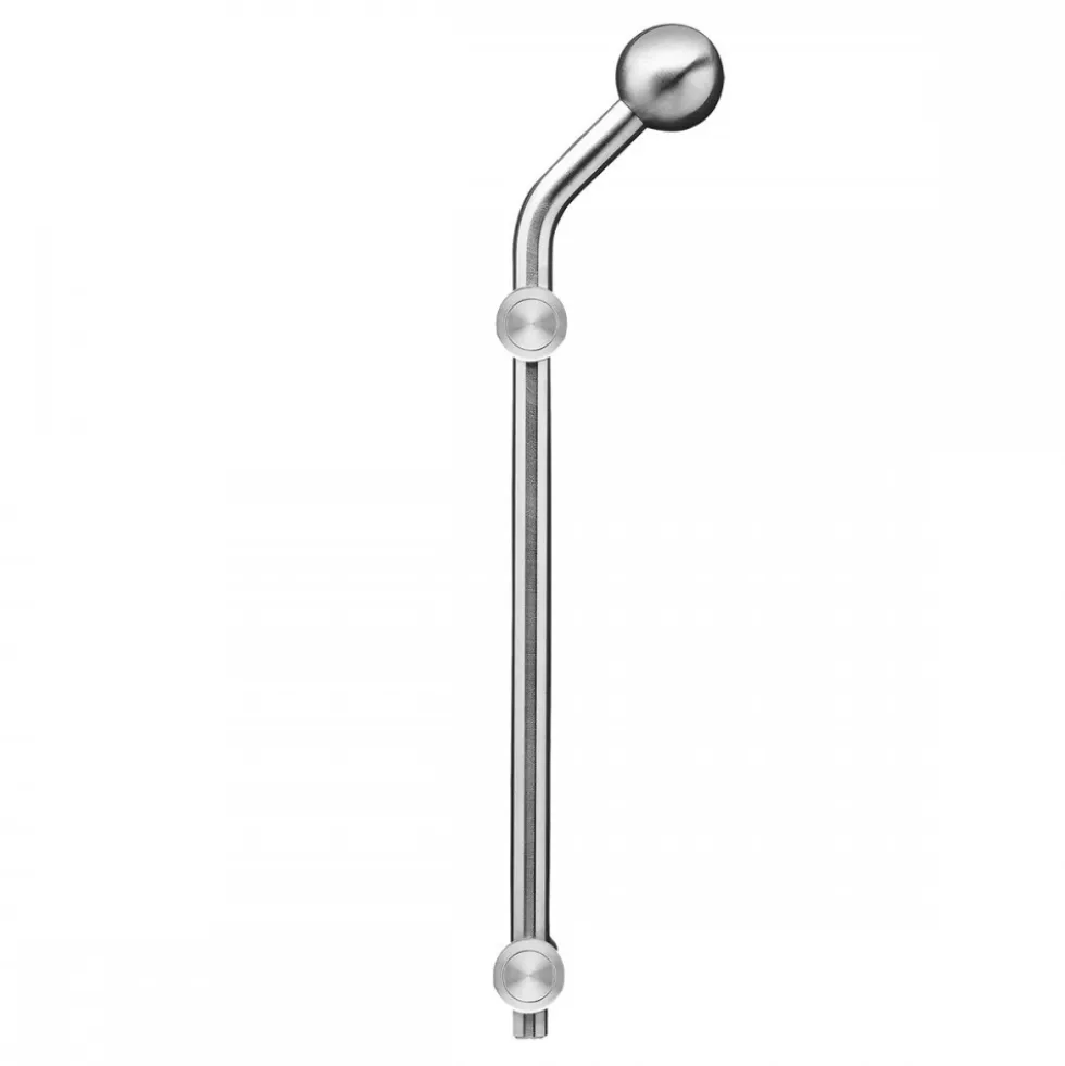 Poignée de tirage déportée ES21 pour porte battante - inox satiné KARCHER DESIGN