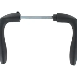 Poignée double - pour serrure en applique Freelox - noire - 777 JPM