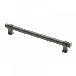 Poignées de meuble Imperial en noir mat -entraxe 192mm -longueur 226mm SYNERCIA