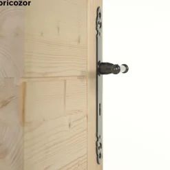 Poignées de porte sur plaques - aluminium gris métal - Elba HOPPE