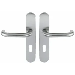 Poignées de porte sur plaques - inox 304 - Ligne 19 type U NORMBAU