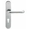 Poignées de porte sur plaques - inox - EST 41 NORMBAU