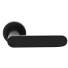 Poignées de porte sur rosaces - aluminium noir mat - Meudon CADAP