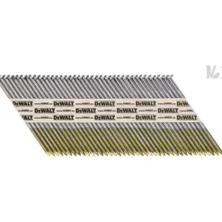 Pointes en bande papier 33° crantées pour cloueur - diamètre 3,1 mm DEWALT