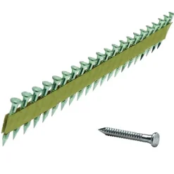 Pointes sabot annelées galvanisées 4x40 mm 34° papier – boîte de 2000 ARCA-SCAB