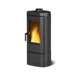 Poêle à bois en fonte émaillée 6,2 kW - Candy LEAN LA NORDICA EXTRAFLAME