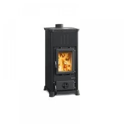Poêle à bois en fonte émaillée 6,5 kW Noir anthracite - Emiliana.165 Steel LA NORDICA EXTRAFLAME