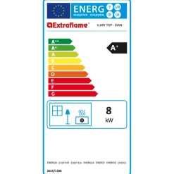 Poêle à granulés étanche ventilé - 8 kw-N - Ilary Top LA NORDICA EXTRAFLAME