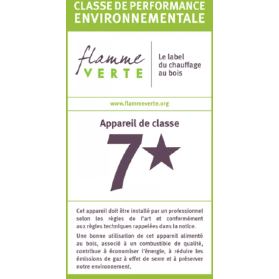 Poêle à granulés étroit et canalisé - 10 kW - Marilena Plus Petra AD LA NORDICA EXTRAFLAME