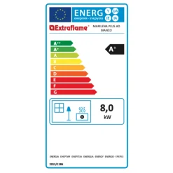 Poêle à granulés étroit et canalisé - 10 kW - Marilena Plus Petra AD LA NORDICA EXTRAFLAME