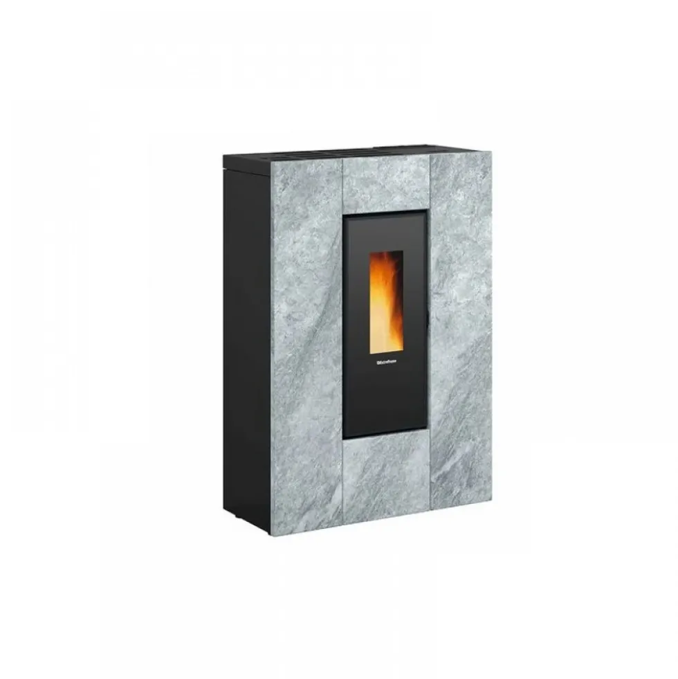 Poêle à granulés étroit et canalisé - 10 kW - Marilena Plus Petra AD LA NORDICA EXTRAFLAME